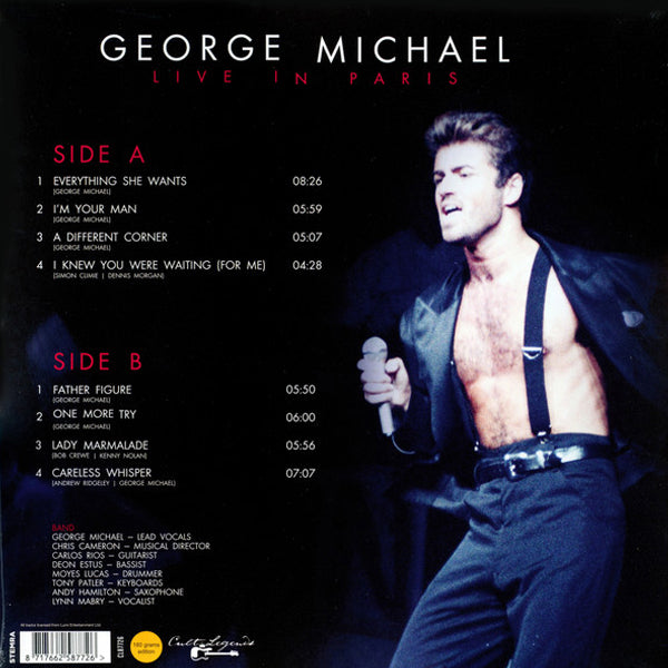 George Michael -  Live In Paris - LP