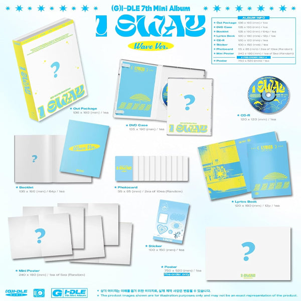 (G)I-Dle - 7Th Mini Album [I Sway] (Special Ver.) - CD. Now available music store uae