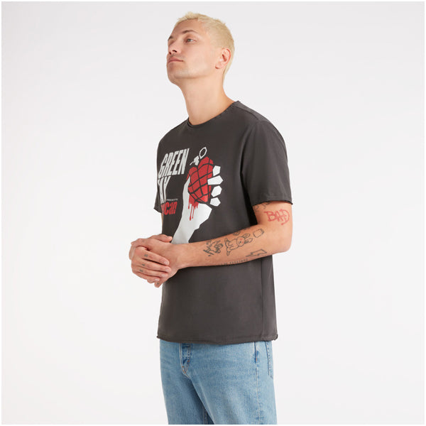 Greenday - American Idiot Amplified Vintage Black T Shirt. Buy now online