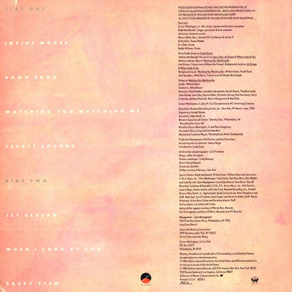 Grover Washington, Jr. - Inside Moves - LP (Used Vinyl)