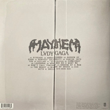 Lady Gaga - Mayhem (Etched D-Side) - 2LP