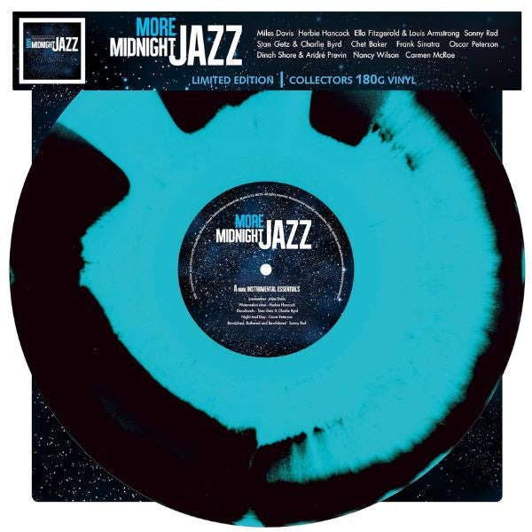 Various Artist - More Midnight Jazz (Limited Edition Black & Turquoise Vinyl) - LP
