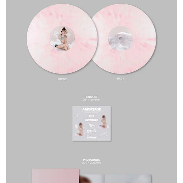 Jisoo - 1st Mini Album [Amortage] (Vinyl) [Pink Ver]