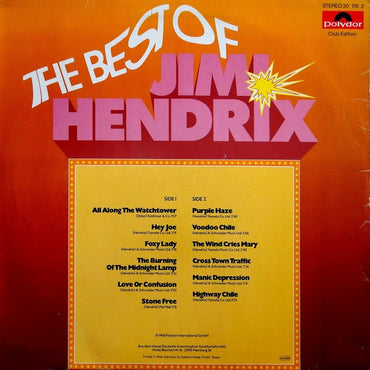 Jimi Hendrix - The Best Of Jimi Hendrix (Club Edition) - LP(Used Vinyl)