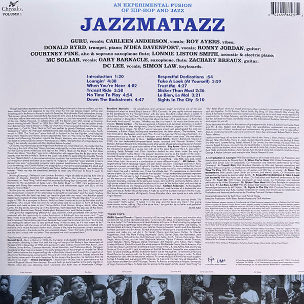 Guru Jazzmatazz Vol. 1 (Limited Edition Blue Vinyl) 2LP cavo.ae