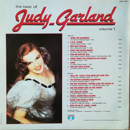 Judy Garland - The Best Of Judy Garland (Volume 1) - LP (Used Vinyl)
