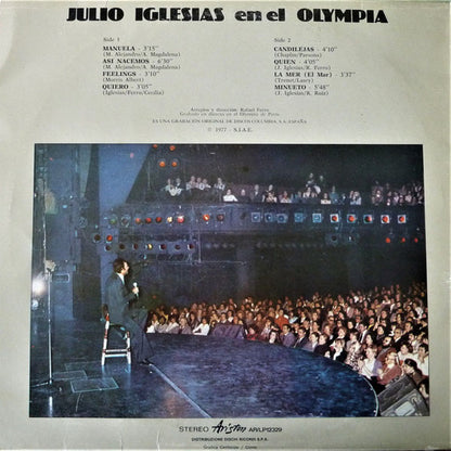 Julio Iglesias - Olympia 2° Parte - LP (Used Vinyl)
