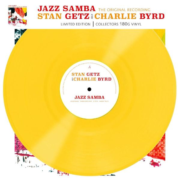 Stan Getz & Charlie Byrd  - Jazz Samba [The Original Recording] (Limited Edition, Clear Yellow Vinyl) - LP