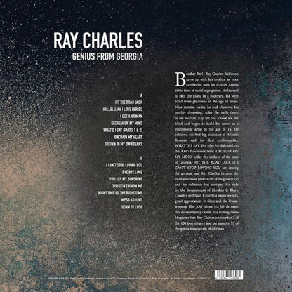 Ray Charles - Genius From Georgia (Limited Edition, Blue Marbled Vinyl) - LP