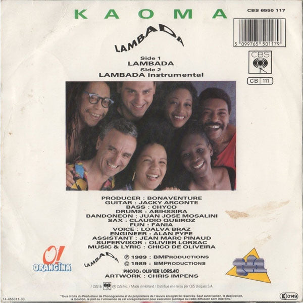 Kaoma - Lambada - Maxi Single - LP (Used Vinyl)