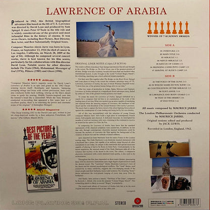 Maurice Jarre - (OST) Lawrence Of Arabia (Limited Transparent Red Vinyl) - LP> . Buy now online in uae