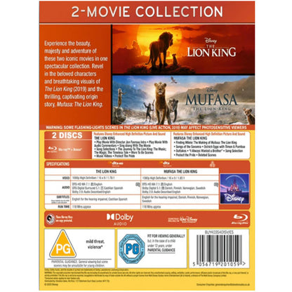 The Lion King (Live Action) / Mufasa - The Lion King Blu-Ray