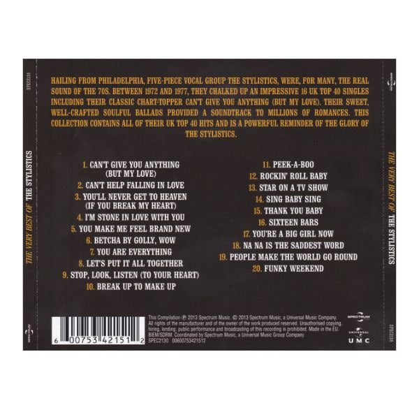 Stylistics - The Very Best Of - CD