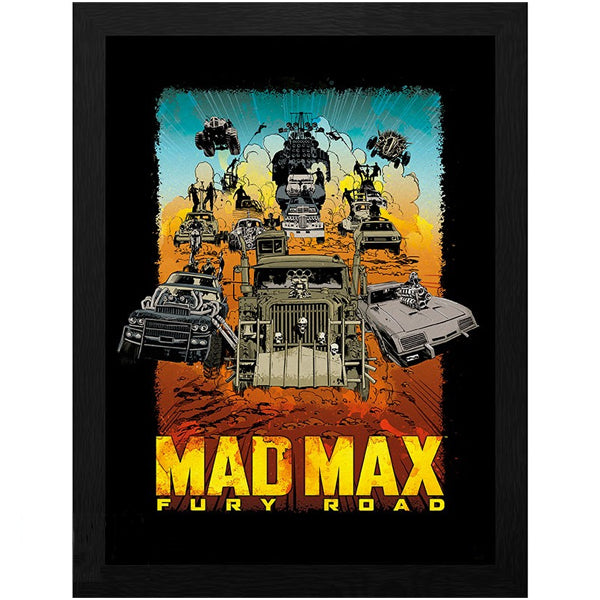 MAD MAX: FURY ROAD - Framed print "Warner 100th" (30x40)
