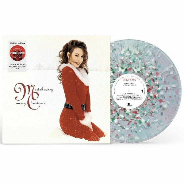 Mariah Carey - Merry Christmas (Limited Edition Clear with White, Red And Green Splatter Vinyl) - LP