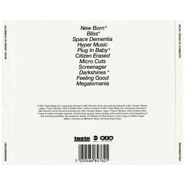 Muse - Origin Of Symmetry - CD