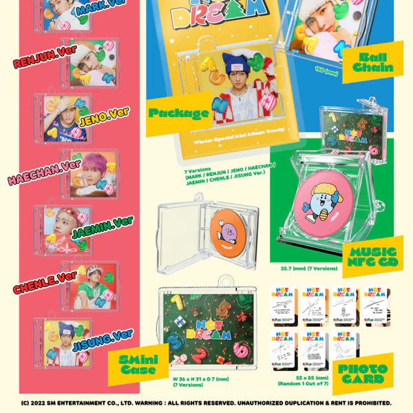 [Smart Album][SMini] NCT DREAM Winter Special Mini Album - Candy (Random Ver.)