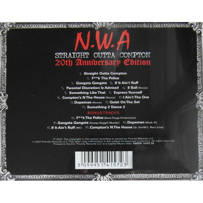 Nwa - Straight Outta Compton - CD
