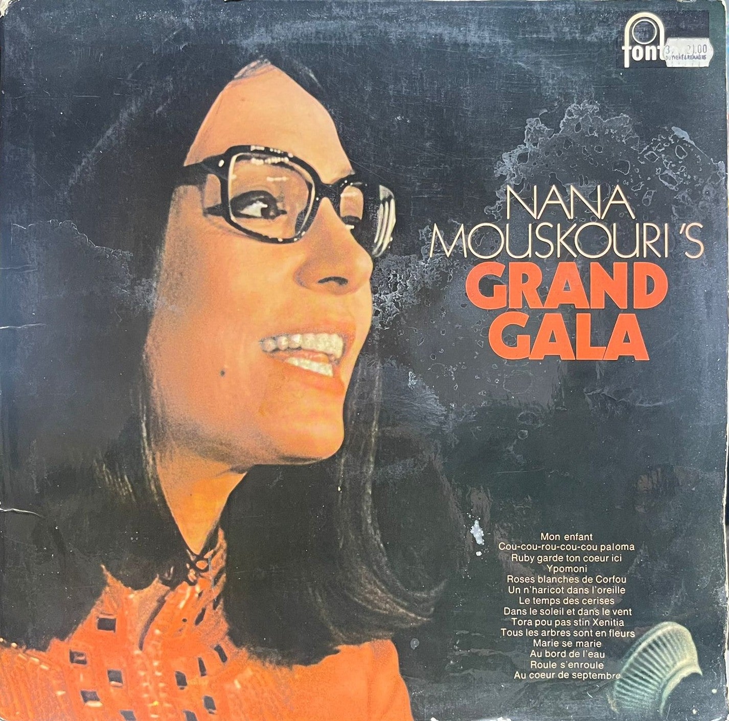 Nana Mouskouri's - Grand Gala - LP (Gatefold) (Used Vinyl) (Cover damage by water)