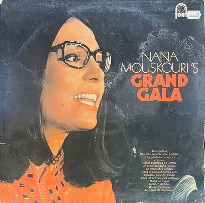Nana Mouskouri's - Grand Gala - LP (Gatefold) (Used Vinyl) (Cover damage by water)