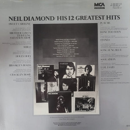 Neil Diamond / His 12 Greatest Hits - LP (Used Vinyl)