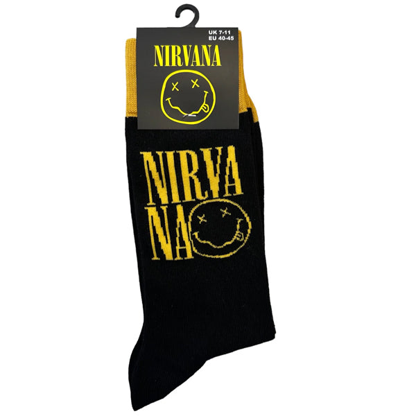 Nirvana - Socks Logo - EU 40 - 45