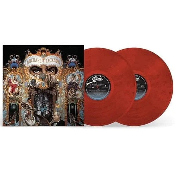 Michael Jackson - Dangerous (Limited Edition Red & Black Swirl Vinyl) - 2LP