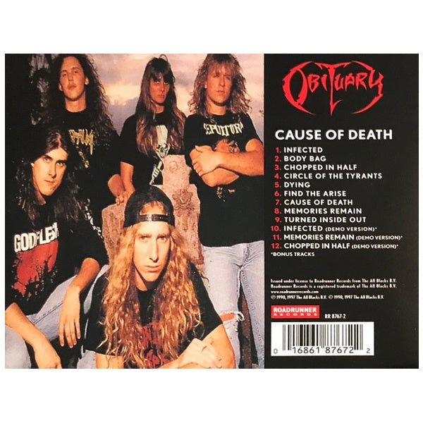 Obituary - Cause Of Death - CD
