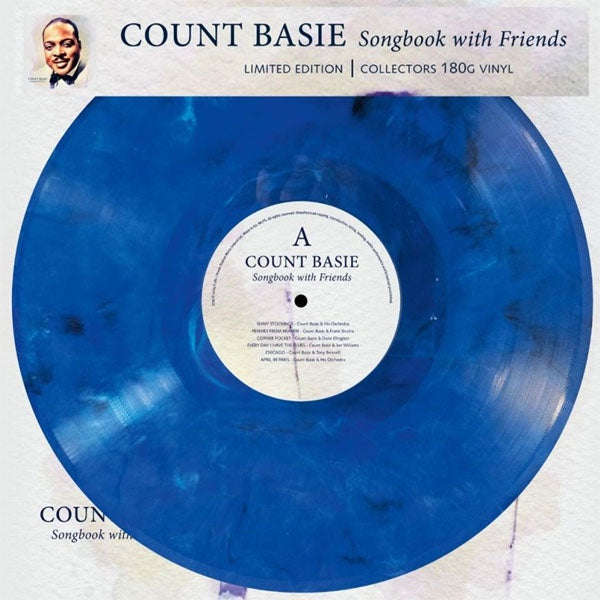 Count Basie - Songbook With Friends (Limited Edition & Numbered, Blue Marbled Vinyl) - LP