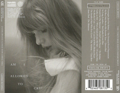 Taylor Swift - The Tortured Poets Department - The Albatross - CD