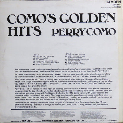 Perry Como - Como's Golden Hits - LP (Used Vinyl)