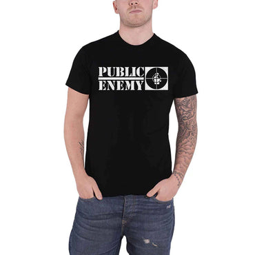 Public Enemy - Tshirt Crosshairs Logo - Black
