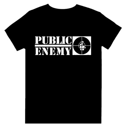 Public Enemy - Tshirt Crosshairs Logo - Black