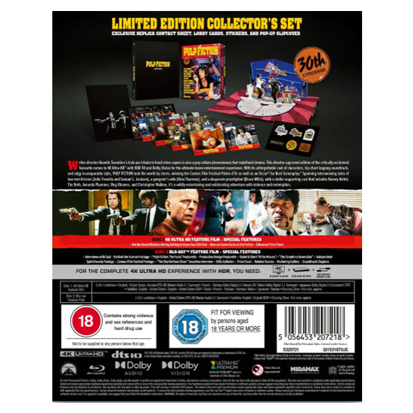 Pulp Fiction Limited Collectors Edition 4K Ultra