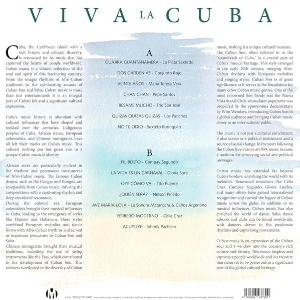 Various Artist - Viva la Cuba (Limited Edition & Numbered, Clear Mint Vinyl) - LP