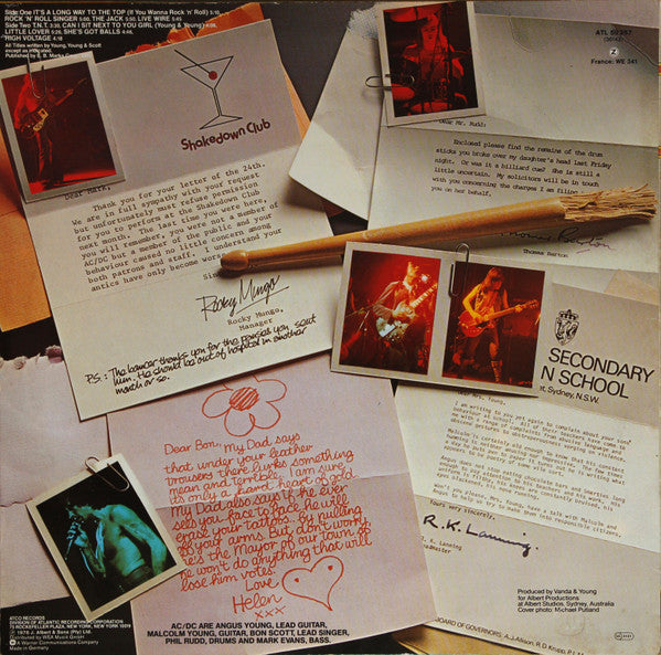 AC/DC - High Voltage - LP (Used Vinyl)