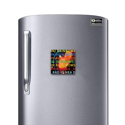 Radio Head - Rainbows LP Cover - Fridge Magnet