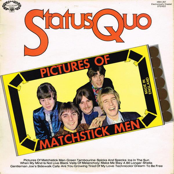 Status Quo - Pictures Of Matchstick Men (Comp, RE) - LP (Used Vinyl). Now available online in UAE
