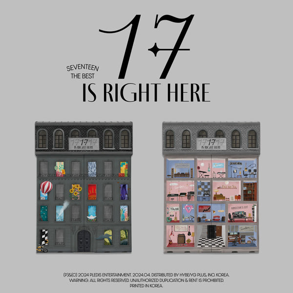 SEVENTEEN - BEST ALBUM [17 IS RIGHT HERE] - CD. Now available online music store in UAE