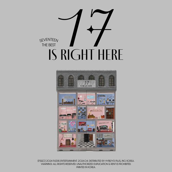 SEVENTEEN - BEST ALBUM [17 IS RIGHT HERE] - CD. Buy now music store in dubai