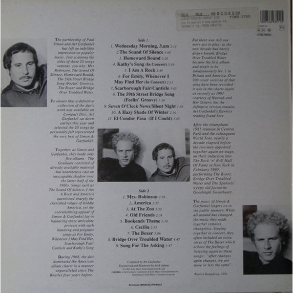 Simon & Garfunkel - The Definitive Simon And Garfunkel - LP (Used Vinyl)
