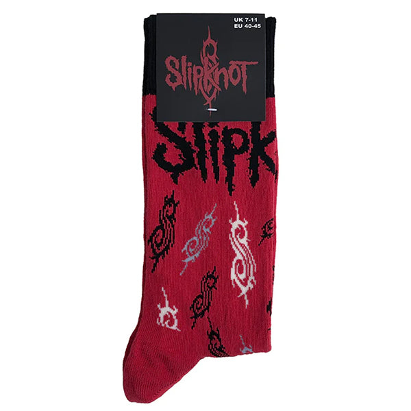 Slipknot - Socks Tribal S  (RED) - EU 40 - 45