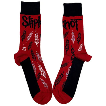 Slipknot - Socks Tribal S  (RED) - EU 40 - 45