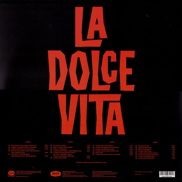 Various Artist - (OST) La Dolce Vita(Nino Rota) - 2LP