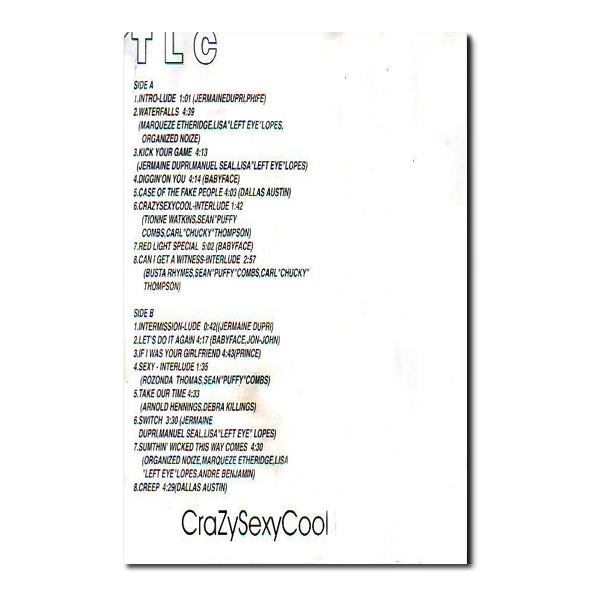 TLC - CrazySexyCool - K7