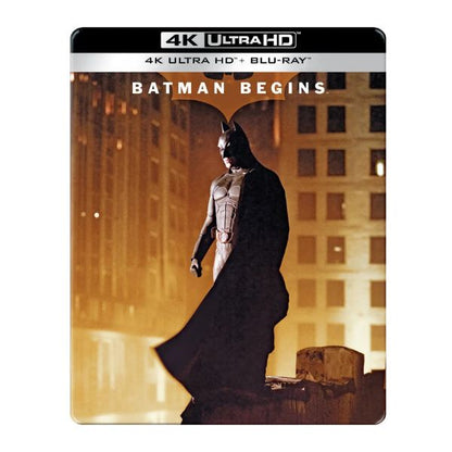 Batman Begins (2005 Limited Edition Steelbook) - 4K Ultra HD