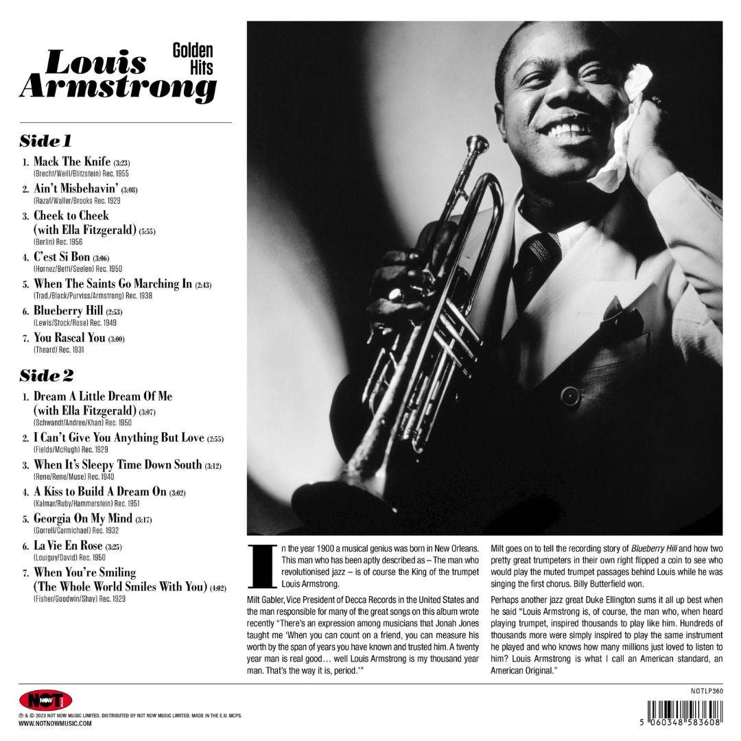 Louis Armstrong - Golden Hits (Limited Edition Red Vinyl) - LP