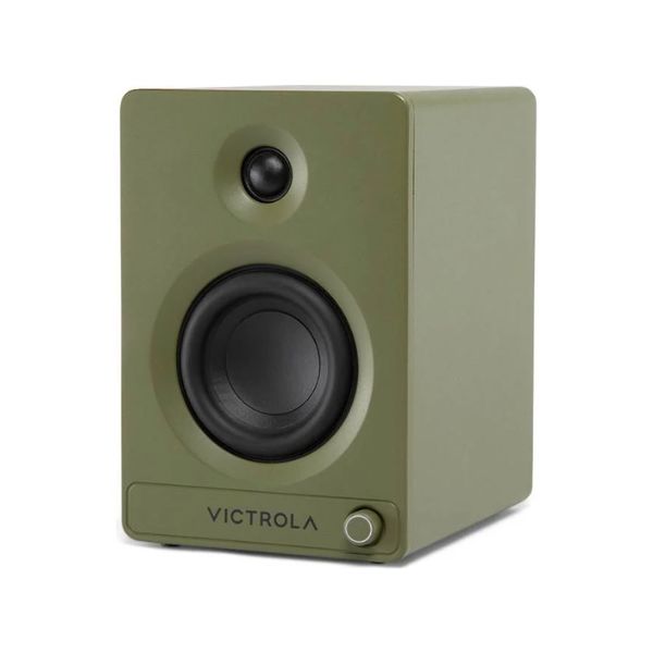 Victrola Tempo Bookshelf Speakers (VPS-400-GRN-INT)