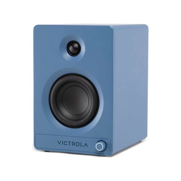 Victrola Tempo Bookshelf Speakers (VPS-400-BLU-INT)