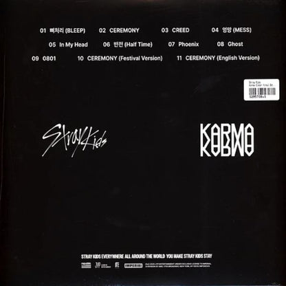 Stray Kids - Karma (Limited Edition Crystal Clear Vinyl) - LP